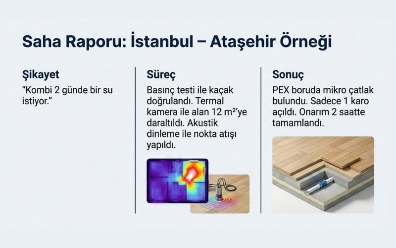 Gerçek Saha Örneği (İstanbul – Ataşehir)