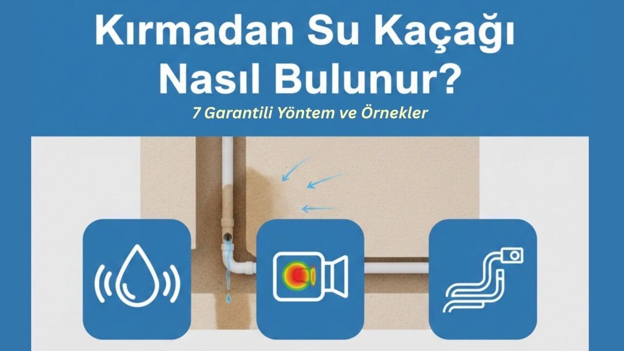 Kırmadan Su Kaçağı Nasıl Bulunur?