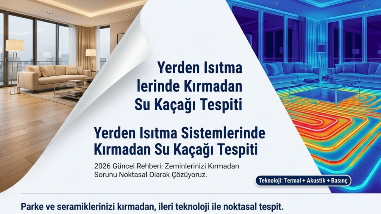 Yerden Isıtma Su Kaçağı Nasıl Bulunur?