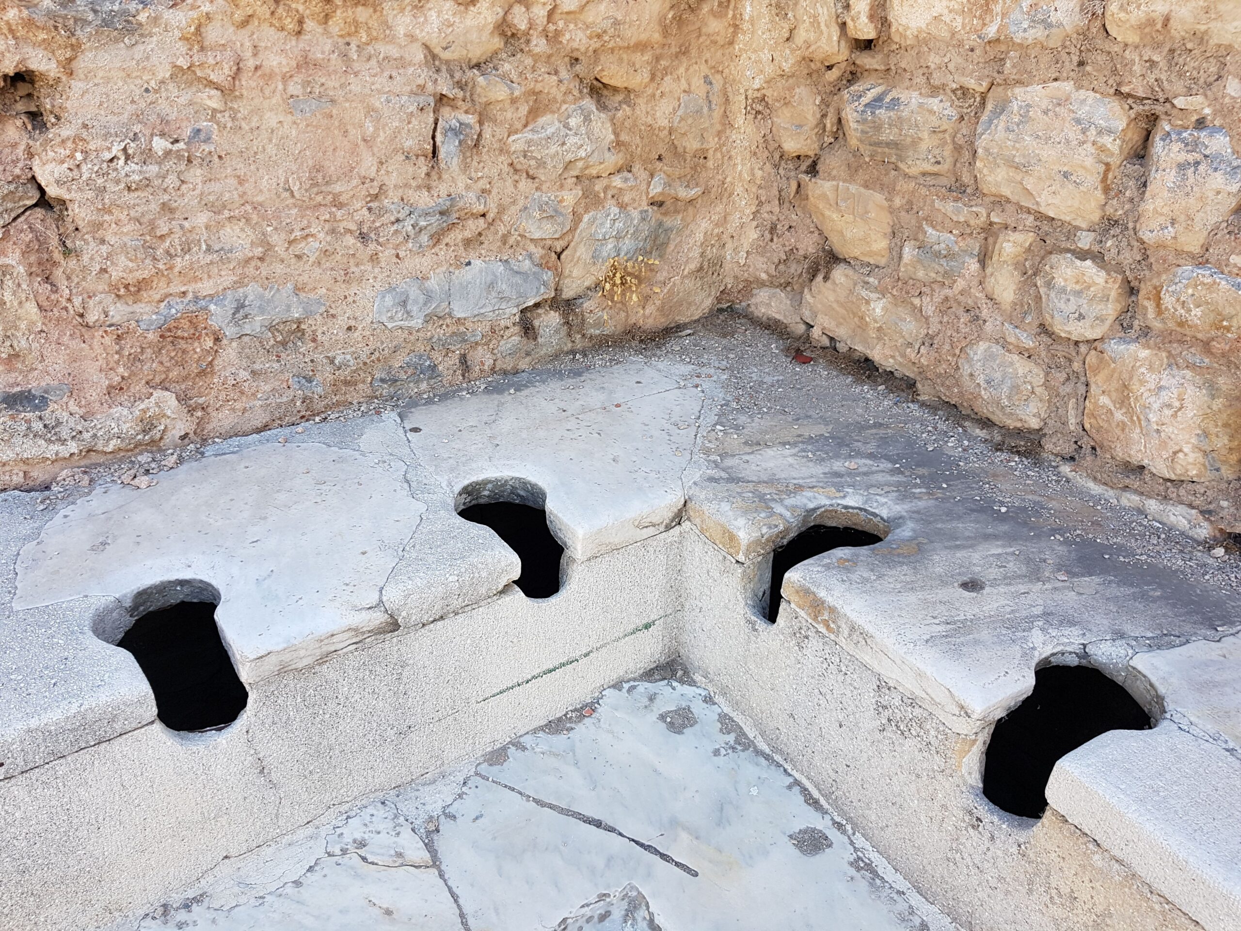 Göçebe Türklerde tuvalet tarihi dışında Anadoluda ilk tuvalet Aydında yapılmıştır.
